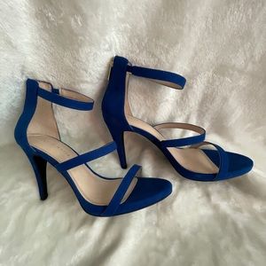 New Never Worn Blue Suede Shoes Women’s Size 10